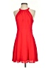 Express Solid Red Cocktail Dress Size 6 - photo 1