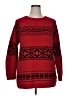 Chaps Print Red Pullover Sweater Size XL - photo 1