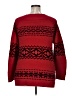 Chaps Print Red Pullover Sweater Size XL - photo 2