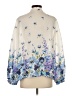 Zara Floral Ivory 3/4 Sleeve Blouse Size M - photo 2