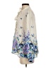 Zara Floral Ivory 3/4 Sleeve Blouse Size M - photo 5