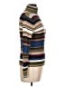 Basic Editions 100% Cotton Stripes Brown Turtleneck Sweater Size L - photo 4