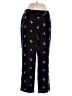 Ann Taylor Print Black Casual Pants Size M - photo 1