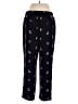 Ann Taylor Print Black Casual Pants Size M - photo 2