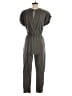 Japna 100% Lyocell Solid Gray Jumpsuit Size S - photo 2