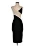 Alice + Olivia Color Block Black Cocktail Dress Size 0 - photo 1