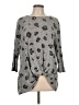 Gibson Animal Print Gray Pullover Sweater Size L - photo 1