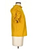 Moon River Yellow Short Sleeve Top Size S - photo 4