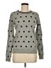 J.Crew Factory Store Polka Dots Gray Pullover Sweater Size M - photo 1