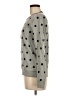 J.Crew Factory Store Polka Dots Gray Pullover Sweater Size M - photo 5