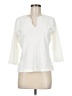 Eddie Bauer Ivory 3/4 Sleeve Blouse Size M - photo 1