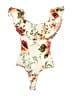 Unbranded Floral Ivory One Piece Swimsuit One size - photo 1
