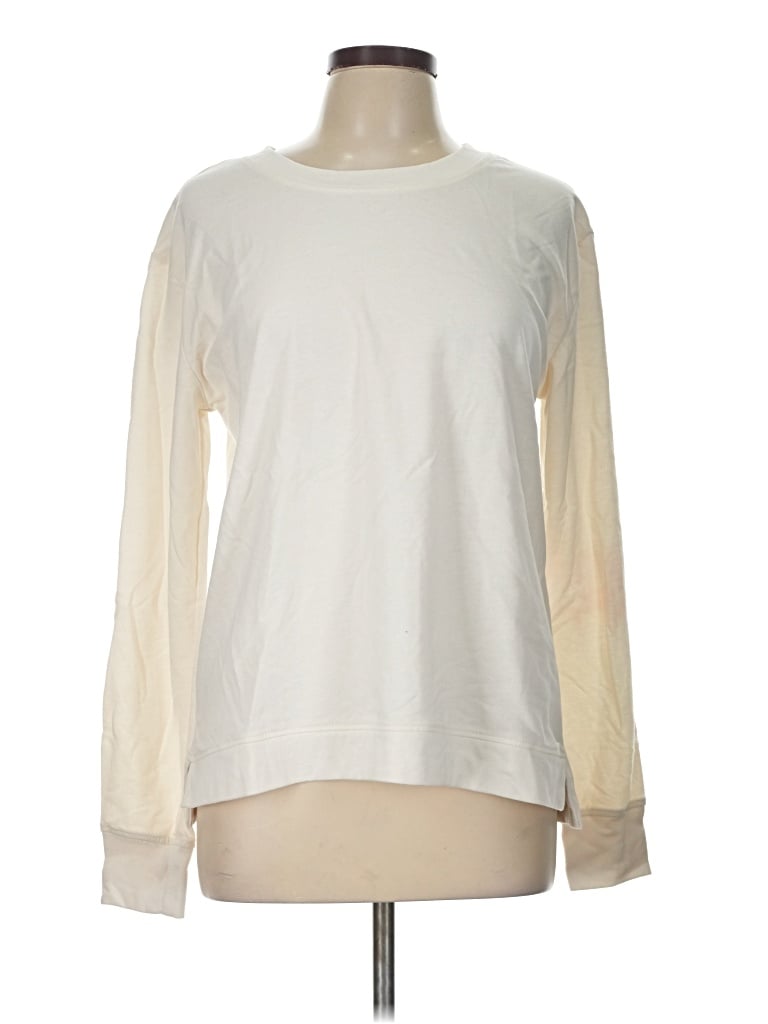 Pre-owned Assorted Brands Long Sleeve T-shirt In Ivory
