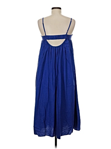 Madewell Linen-Blend Cami Midi Dress (view 2)