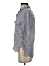 Zara Stripes Silver Long Sleeve Button-Down Shirt Size XS - photo 5