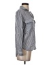 Zara Stripes Silver Long Sleeve Button-Down Shirt Size XS - photo 4