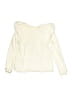 nikolia 100% Cotton Ivory Long Sleeve Top Size 6 - 7 - photo 1