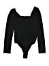 PrettyLittleThing Black Bodysuit Size 4 - photo 1