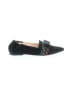 Peter Kaiser Stripes Black Flats Size 4 - photo 1