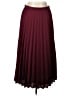 J.Crew 100% Polyester Solid Burgundy Formal Skirt Size 10 - photo 1