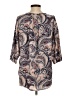 Mia + Tess Paisley Ivory 3/4 Sleeve Blouse Size M - photo 2