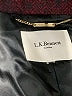 L.K. Bennett Tweed Burgundy Blazer Size M (estimated) - photo 6
