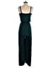 Kaileigh Solid Green Jumpsuit Size S - photo 2
