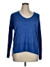 Per Se Blue Long Sleeve Top Size XL - photo 1