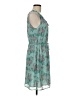Hinge 100% Polyester Paisley Teal Casual Dress Size M - photo 4