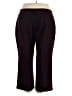 Rafaella Solid Burgundy Dress Pants Size 20W - photo 2
