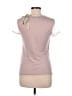 Valentino 100% Viscose Silver Short Sleeve Top Size EU (IT) 40 / US 4 - photo 2