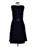 Maeve Chevron-herringbone Blue Casual Dress Size L - photo 2