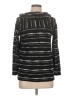 Apt. 9 Stripes Black Turtleneck Sweater Size L (petite) - photo 1