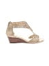 Alex Marie Gold Wedges Size 6 - photo 1