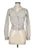 Weekend Max Mara Stripes Ivory Long Sleeve Blouse Size EU 42 / US 12 - photo 1