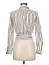 Weekend Max Mara Stripes Ivory Long Sleeve Blouse Size EU 42 / US 12 - photo 2