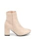 Charlotte Russe Ivory Ankle Boots Size 8 - photo 1