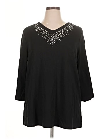 Quacker Factory 3/4 Sleeve Top (view 1)