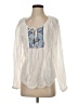Scully 100% Rayon White Long Sleeve Blouse Size S - photo 1