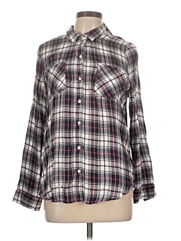 Lucky Brand 3/4 Sleeve Button-Down Shirt (view 1)