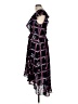 Parker 100% Polyester Graphic Black Cocktail Dress Size L - photo 5
