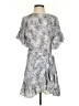 Karlie 100% Polyester Animal Print Silver Cocktail Dress Size S - photo 1