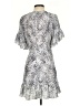 Karlie 100% Polyester Animal Print Silver Cocktail Dress Size S - photo 2