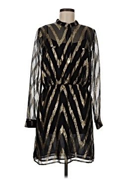 aryn k sequin dress aryn K. Gold and black mesh special occasion