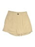Shein 100% Polyester Solid Tan Khaki Shorts Size XS - photo 1