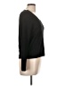 Evie Black Long Sleeve Top Size L - photo 4