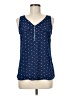Fortune + Ivy 100% Polyester Blue Sleeveless Blouse Size M - photo 1