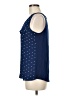 Fortune + Ivy 100% Polyester Blue Sleeveless Blouse Size M - photo 5