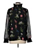 Ted Baker London 100% Polyester Black Long Sleeve Blouse Size 10 (4) - photo 1