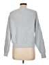 H&M Solid Gray Pullover Sweater Size L - photo 2